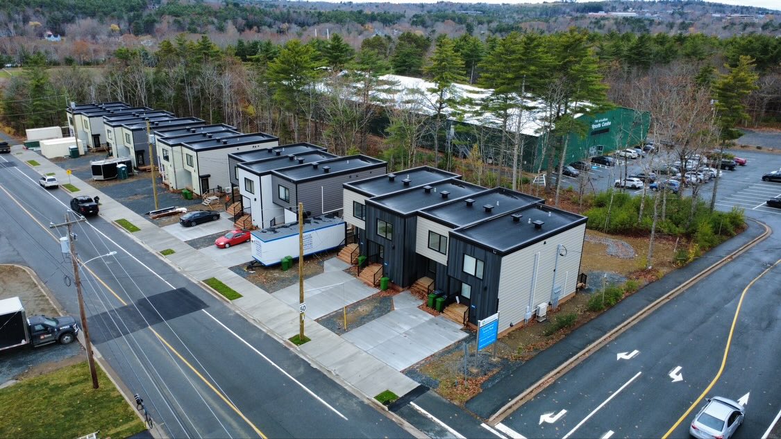 Modular home on land